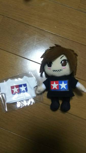 鬼龍院翔★ぬいぐるみバッグチャーム♪中古 着せ替え用黒、白タミT付き ゴールデンボンバー 金爆