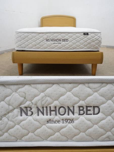 展示品！日本ベッド【シルキーポッケット】シングルベッド