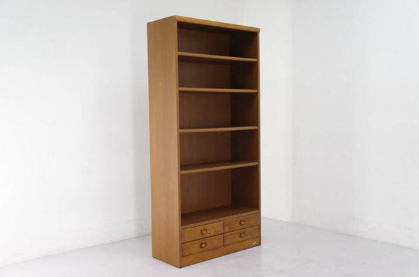 ☆HAMAMOTO浜本工芸☆楢ナラ材ブックシェルフ 本棚☆木製 ☆HAMAMOTO浜本工芸☆楢ナラ材ブックシェルフ 本棚☆木製
