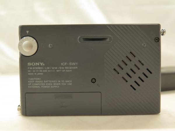 SONY FM/LW/MW/SW ラジオ ICF-SW1 ▽ 4B901-6 中古SONY ICF-SW1 ラジオ