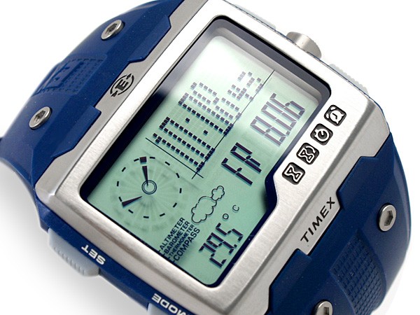 TIMEX タイメックス エクスペディション WS4 Wide Screen 4 Function T49760 ブルー 高度・温度・気圧計測 コンパス機能 腕時計★新品
