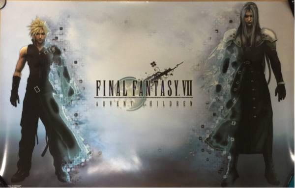 ポスター３枚セット★FINAL FANTASY VII ADVENT CHILDREN/ファイナルファンタジーアドベントチルドレン/クラウド/セフィロス/未使用_1