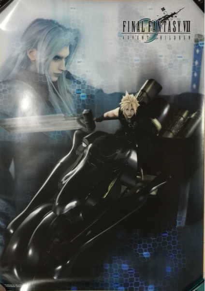 ポスター３枚セット★FINAL FANTASY VII ADVENT CHILDREN/ファイナルファンタジーアドベントチルドレン/クラウド/セフィロス/未使用_2