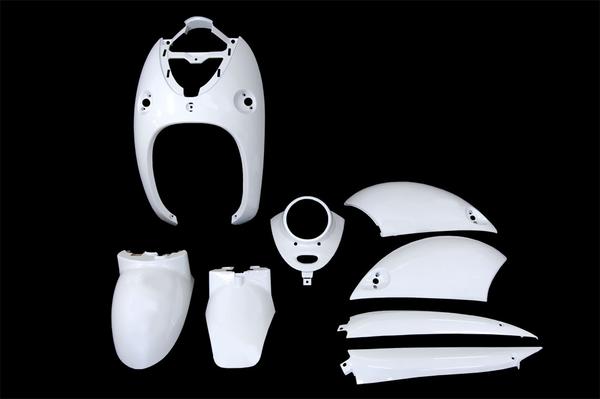 新品即決 4サイクル ビーノ SA26J 外装セット 白 ヤマハ 4スト