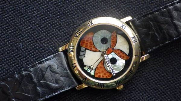 ★Pierre Lannier ピエールラニエ【フクロウ】メンズ クォーツ腕時計★