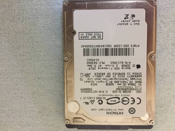 Disque Dur Interne Hitachi 320Go Modèle HTS545032B9A302 d Disque Dur Interne Hitachi 320Go Modèle HTS545032B9A302 d