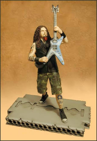 ギターヒーロー ダイムバックダレル ナックルボンズ Guitar Hero Knuckle Bonz DIMEBAG DARREL フィギュア 激レア