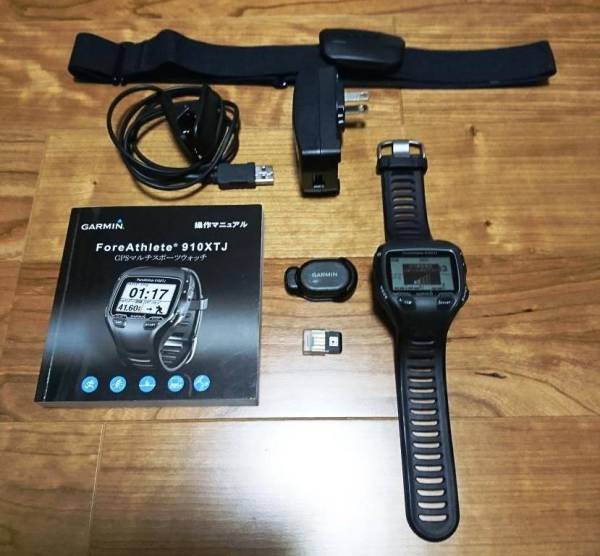 フルセット】GARMIN ForeAthlete910XTJ 日本語版 ガーミンGPSマルチ