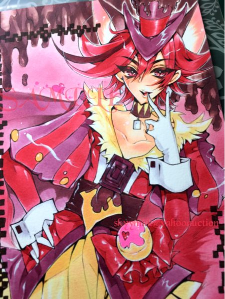 ☆直筆【プリキュアアラモード】キュアショコラ 剣城あきら 同人手描き