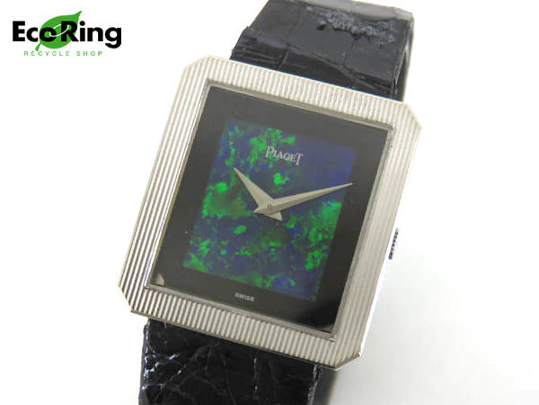 1円 ジャンク品 ピアジェ K18WG ケース メンズ腕時計 HG738