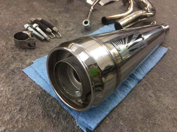 美品 HOTLAP Sidewinder Type1 ZOOMER RUCKUS マフラー 太足