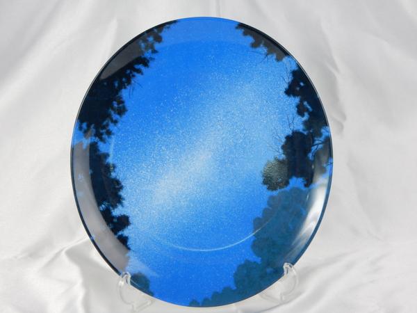 希少!!非売品!!ロイヤルコペンハーゲン 千住博 GALAXY プレート 飾り皿