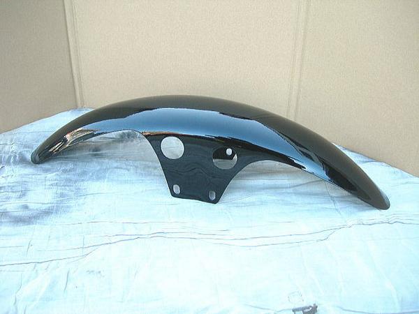Z400FX⁄Z1⁄Z2 Z1/Z2用JMCタイプフロントフェンダー ソリ黒 JMCタイプ