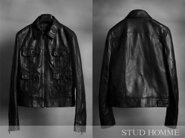 本物保証，定番 最落無 STUDHOMME4ポケットレザージャケット50(ジャンパー、ブルゾン)｜売買されたオークション情報、yahooの商品情報をアーカイブ公開 - オークファン 男性用