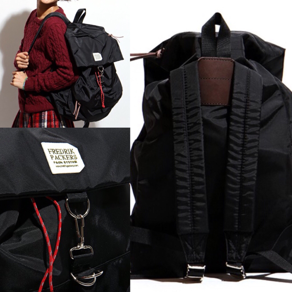 フレドリックパッカーズFREDRIKPACKERS リュック ブラック
