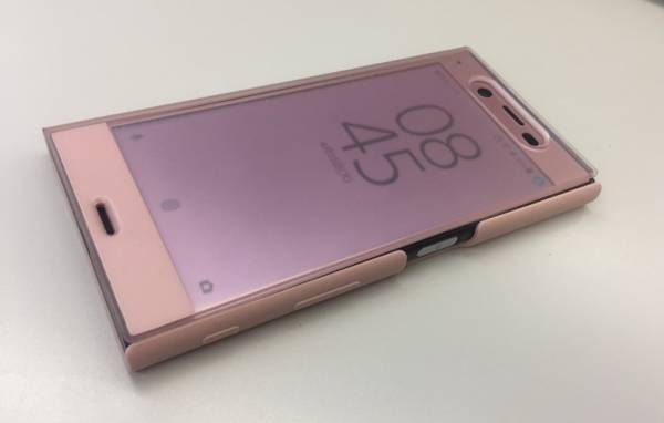 Xperia XZ（SO-01J/SOV34/SoftBank）フルウィンドウ付きスタイルカバータッチ ピンク SCTF10JP/P