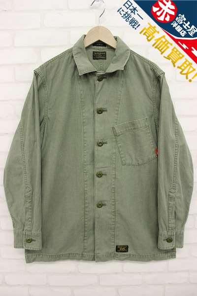 1J4158/Wtaps 14ss DOCTOR L/S SHIRTS COTTON SATIN ドクターシャツ