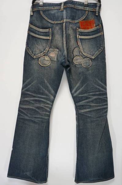 KAPITAL】ダメージ加工ブーツカットデニムパンツM キャピタル