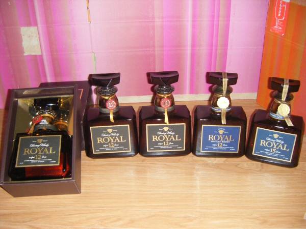 サントリー ローヤル Royal 15年 12年 5本 未開栓 古酒 酒 サントリー