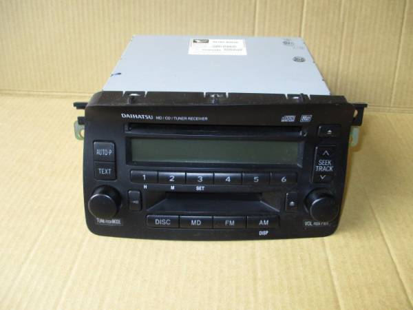 ✴︎動作確認済！L150Sムーヴ MD⁄CD⁄tuner✴︎純正 ダイハツ カー