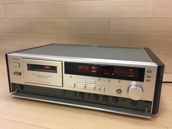 TEAC V-9000 カセット デッキ ジャンク品（01-C008M【TEAC】3ヘッド 