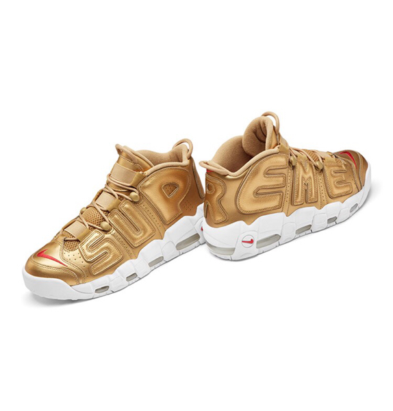 28.5cm Supreme Nike Air More Uptempo Gold US10.5 モアテン 金 国内