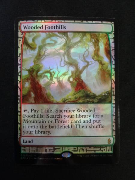 樹木茂る山麓⁄Wooded Foothills MTG 公式通販 旧枠 英語版4枚セット