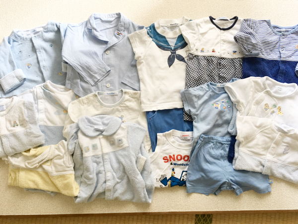 春夏生まれの男の子★全部ファミリア16点セットまとめて★60-70-80cm