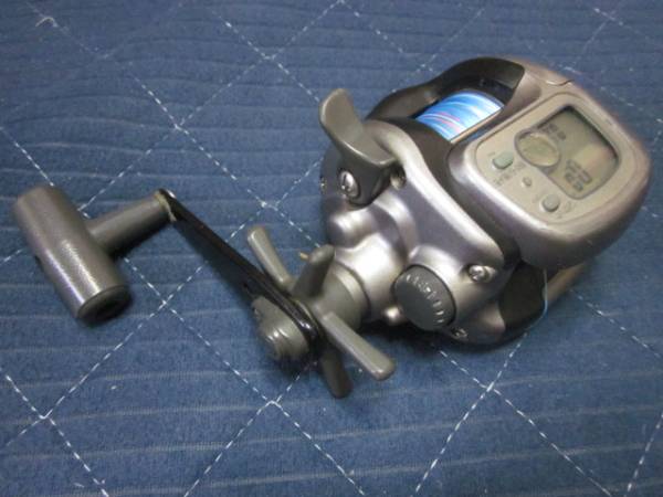 ダイワタナセンサーS400DX シマノ小舟1000EV カウンター付き両軸リール ダイワ タナセンサー S400DX ライン付き
