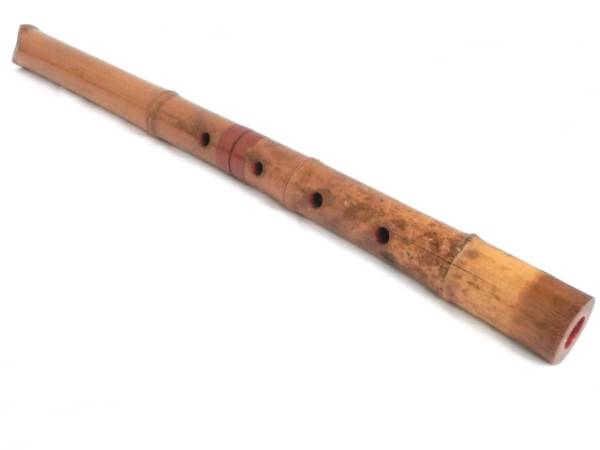 1円～史光　尺八 54cm 日本 和楽器 竹製 ⑥