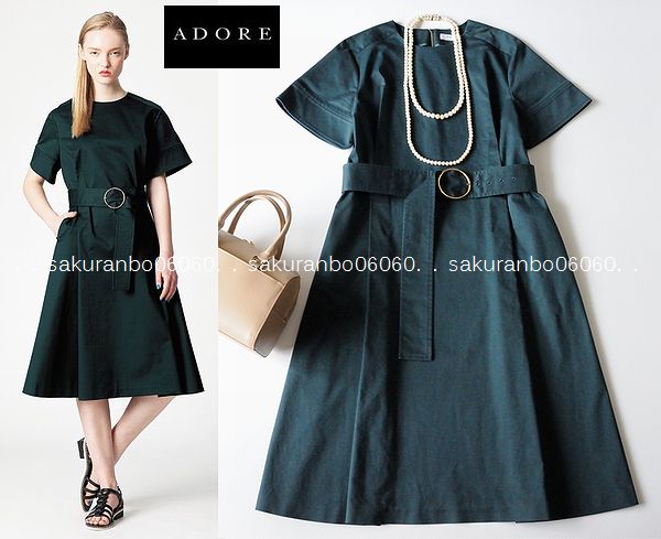 新品同☆ADORE アドーア 2016SS カタログ掲載 サマーコットンベルト 