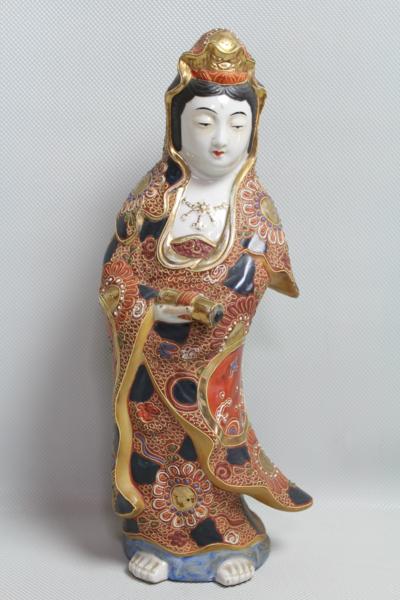 有田焼 貴玉賓製 古伊万里更紗 沈香壺 蓋付き壺 金襴手 金彩 色絵 古