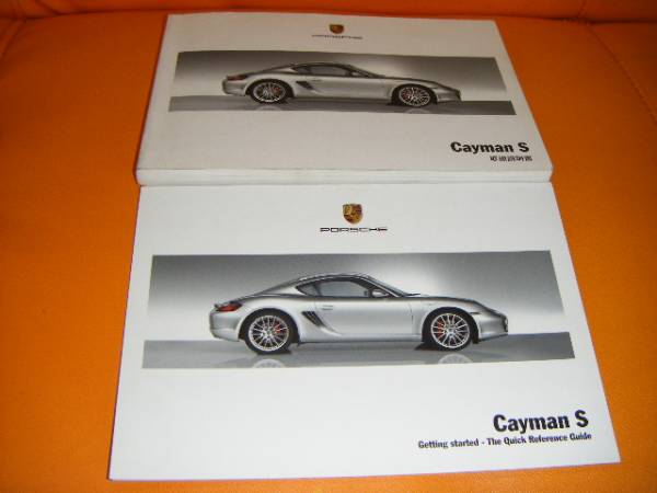ポルシェ ケイマンS （987前期） 取扱説明書 C86 S ポルシェ Cayman