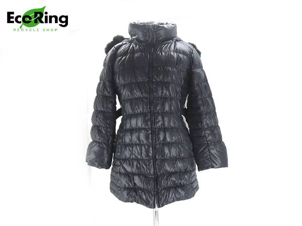 ◇ マックスマーラ 女性用 ラビットファー フード付 ダウン コート 40