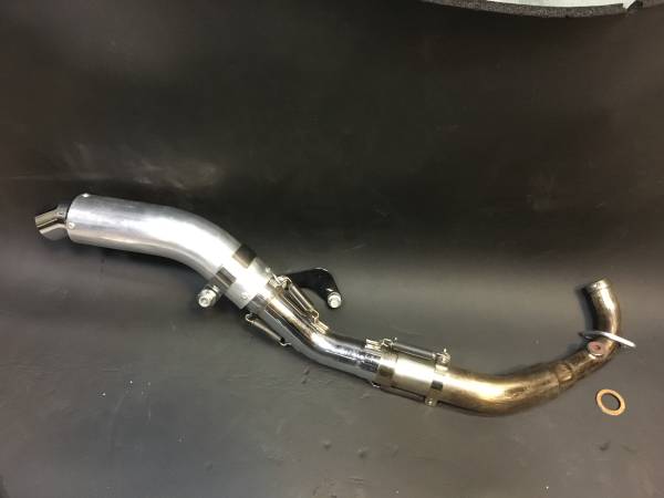 SE44J シグナスX 社外アップマフラー オリジナルコブラ50パイ 消音加工