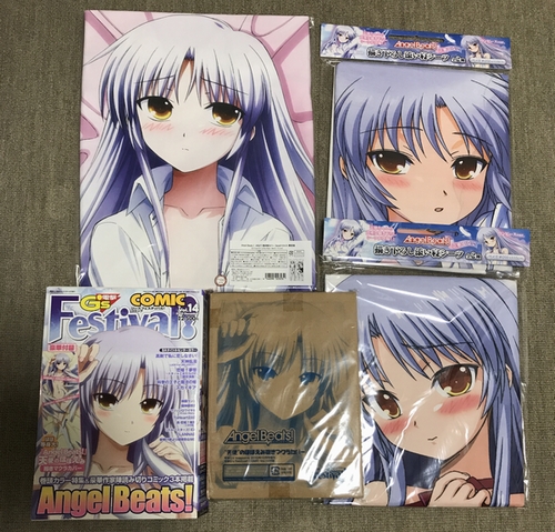 Angel Beats 天使ちゃん 抱き枕カバー&ベッドシーツ テレカ付 検索用 