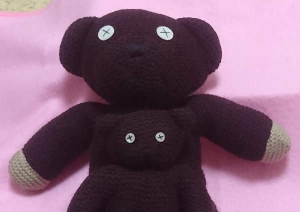 ミスタービーン　テディベア　（大＆小）　USED　あみぐるみ　くま　ぬいぐるみ