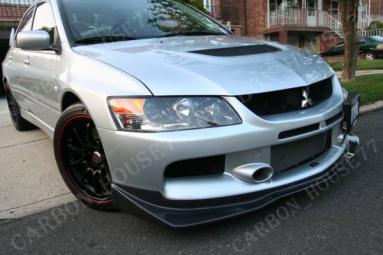 ★エボ EVO 9 CT9A フロント リップ スポイラー V型 FRP 未塗裝