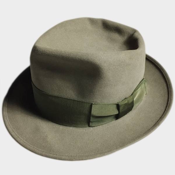 VINTAGE プレミア! 50年代 KNOX 7 1/4 PREMIER ノックス OLIVE 7 1/4