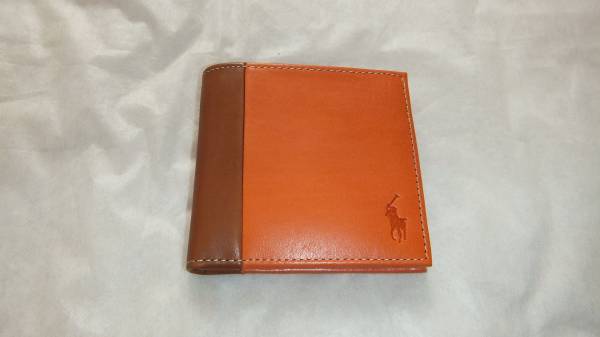 ラルフローレン / Ralph Lauren　 二つ折財布 / オレンジ　茶