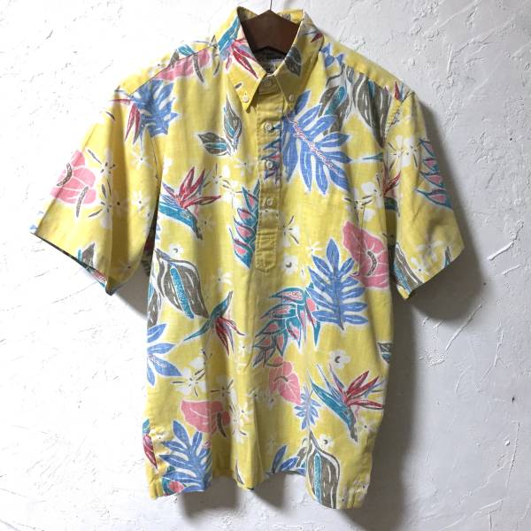 reynspooner レインスプーナー アロハシャツ ハワイアンシャツ プルオーバー 裏地 M HAWAII リバース プルオーバー ラハイナ vintage
