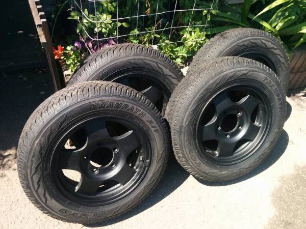 ☆ ジムニー 純正サイズ TOYO トランパスA/T 175/80R16 + JA11純正 