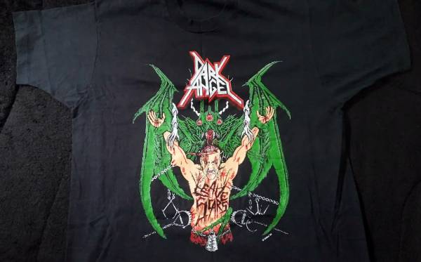 DARK ANGEL 1989年 ビンテージ T シャツ Leave Scars ツアー Kreator sodom D.R.I Demolition Hammer Vio-Lence sepultura Laaz Rockit