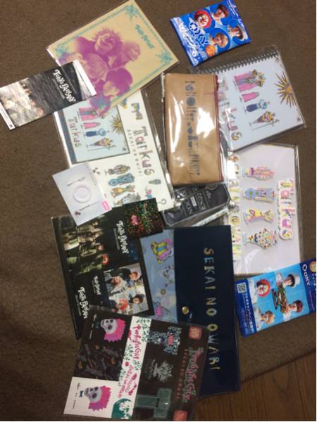 セカオワ　グッズまとめ セカオワ グッズセット 未開封！！！ ,セカオワライブグッズセットに