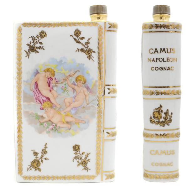 ◇注目! カミュ ブック型 ナポレオン 金 陶器ボトル 700ml 度数記載