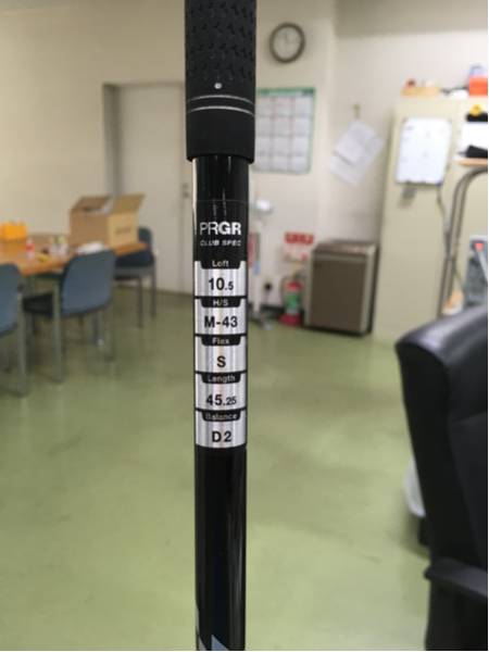 中古品 プロギアPRGR RS 10.5 M-43 45.25インチ D2