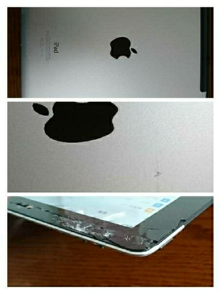 SoftBank 【故障品， 画面われ】iPad4 64GB， MD524J/A ソフトバンク 