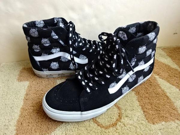 バンズ x W TAPS シンジケート sk8-hi クロスボーン us10