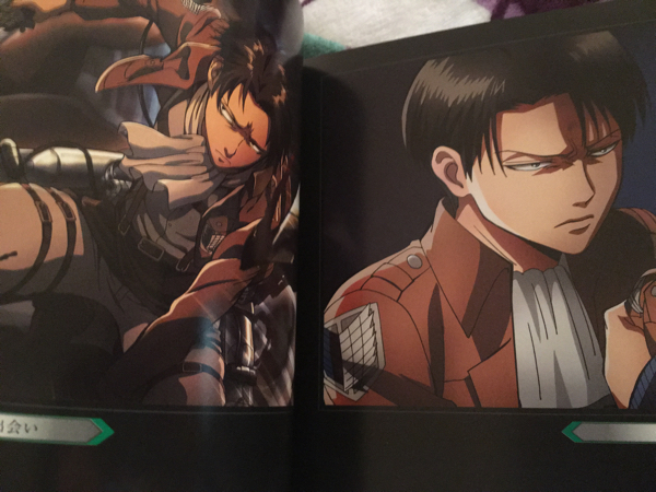 3DS 進撃の巨人 死地からの脱出 トレジャーボックス特典 ビジュアルブック リヴァイ エレン エルヴィンなど_1
