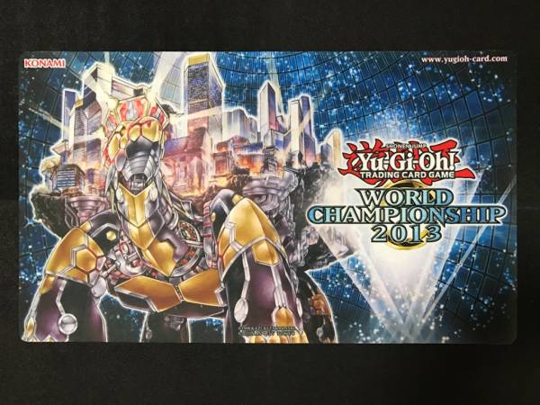 遊戯王 世界大会 プレイマット 悠久の黄金都市 グランポリス WCS2013 